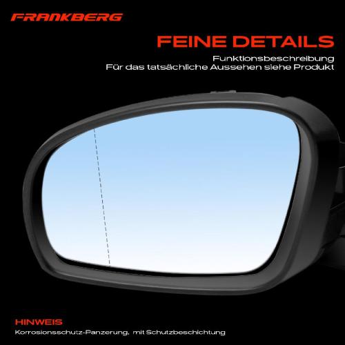 Frankberg 1x Außenspiegel Links für Skoda Fabia II Combi 542 545 2006-2014 Bild Frankberg 1x Außenspiegel Links für Skoda Fabia II Combi 542 545 2006-2014