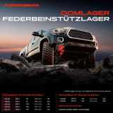 1x Domlager Federbeinstütz lager für Mazda 626 V MPV II 1999-2006