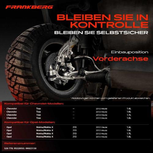 1x Querlenker Vorderachse für Chevrolet Trax Opel Mokka/Mokka X 1.4L 1.6L 1.7L 1.8L Bj ab 2012 Bild 1x Querlenker Vorderachse für Chevrolet Trax Opel Mokka/Mokka X 1.4L 1.6L 1.7L 1.8L Bj ab 2012