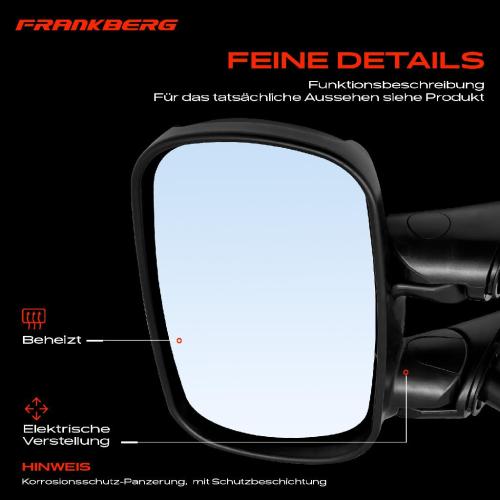 1x Außenspiegel Links für Fiat Doblo MPV 119 223 1.2L 1.4L 1.6L 1.9L 2001-2010 Bild 1x Außenspiegel Links für Fiat Doblo MPV 119 223 1.2L 1.4L 1.6L 1.9L 2001-2010