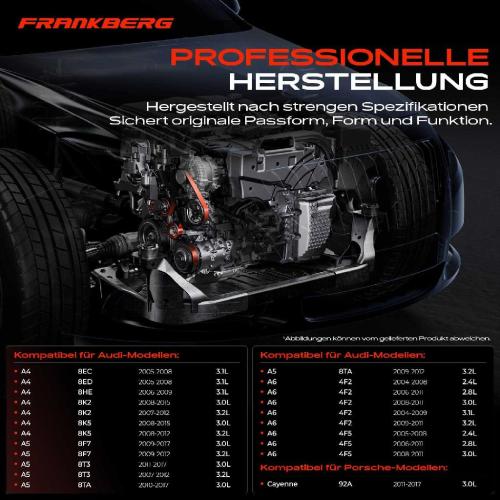 1x Umlenkrolle Führungsrolle für Audi A4 A5 A6 A7 A8 Q5 Porsche Cayenne Bild 1x Umlenkrolle Führungsrolle für Audi A4 A5 A6 A7 A8 Q5 Porsche Cayenne