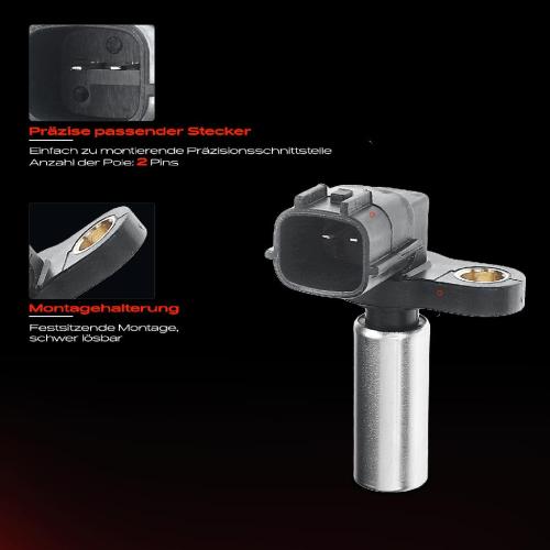 Frankberg 1x Kurbelwellensensor Impulsgeber für Renault Megane II Coupé-Cabriolet Kangoo Express Grand Scénic II Bild Frankberg 1x Kurbelwellensensor Impulsgeber für Renault Megane II Coupé-Cabriolet Kangoo Express Grand Scénic II