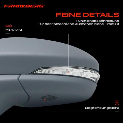 1x Außenspiegel Links für Ford Mondeo V CE CD CF 1.0L 1.5L 1.6L 2.0L 2.5L Bj ab 2012 Bild 1x Außenspiegel Links für Ford Mondeo V CE CD CF 1.0L 1.5L 1.6L 2.0L 2.5L Bj ab 2012