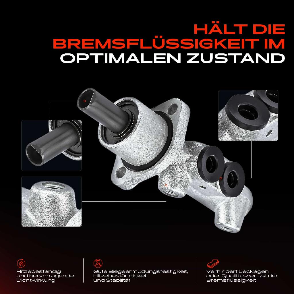 1x Hauptbremszylinder Bremszylinder für Fiat Doblo Kasten MPV 223 1.2L-1.9L 2001-2005