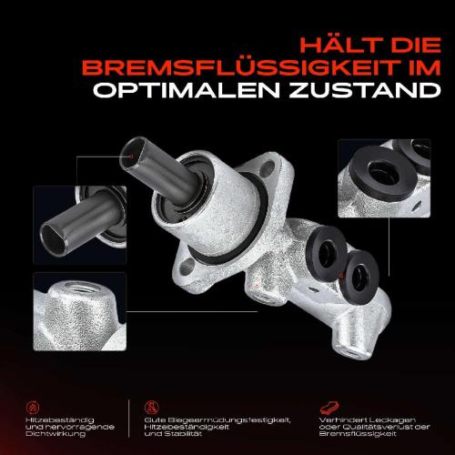 1x Hauptbremszylinder Bremszylinder für Fiat Doblo Kasten MPV 223 1.2L-1.9L 2001-2005 Bild 1x Hauptbremszylinder Bremszylinder für Fiat Doblo Kasten MPV 223 1.2L-1.9L 2001-2005