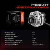 1x Lichtmaschine Generator für Hyundai Accent X-3 Coupe RD Lantra II 1.5L-2.0L