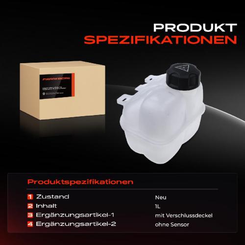 Frankberg 1x Ausgleichsbehälter Kühlmittelbehälter für MINI Mini R55 R56 R57 R58 R59 R60 R61 Cooper Bild Frankberg 1x Ausgleichsbehälter Kühlmittelbehälter für MINI Mini R55 R56 R57 R58 R59 R60 R61 Cooper