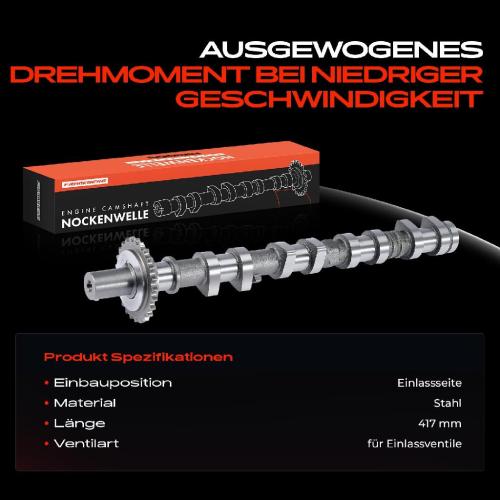 Frankberg 1x Nockenwelle für Hyundai Accent Getz i20 i30 2005-2017 KIA Cee'D ED Rio UB 1.4L Bild Frankberg 1x Nockenwelle für Hyundai Accent Getz i20 i30 2005-2017 KIA Cee'D ED Rio UB 1.4L