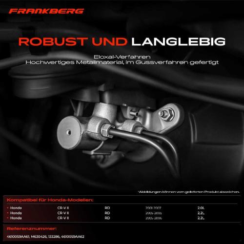 1x Hauptbremszylinder Bremszylinder für Honda CR-V II RD 2.0L 2.2L 2001-2007 Bild 1x Hauptbremszylinder Bremszylinder für Honda CR-V II RD 2.0L 2.2L 2001-2007