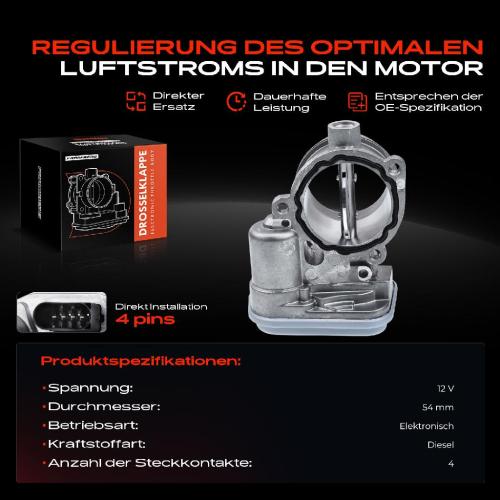 Frankberg 1x Drosselklappe Drosselklappenstutzen für BMW 3er E90 E91 E92 320d 5er E60 E61 X3 E83 X5 E70 2.0L 3.0L Bild Frankberg 1x Drosselklappe Drosselklappenstutzen für BMW 3er E90 E91 E92 320d 5er E60 E61 X3 E83 X5 E70 2.0L 3.0L