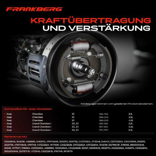 2x Radbremszylinder Hinten für Jeep Cherokee XJ Grand Cherokee ZG ZJ Bild 2x Radbremszylinder Hinten für Jeep Cherokee XJ Grand Cherokee ZG ZJ