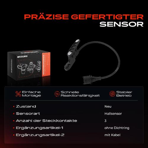 1x Nockenwellenposition Sensor für Opel Astra G Corsa C Vectra B CC Zafira A Bild 1x Nockenwellenposition Sensor für Opel Astra G Corsa C Vectra B CC Zafira A