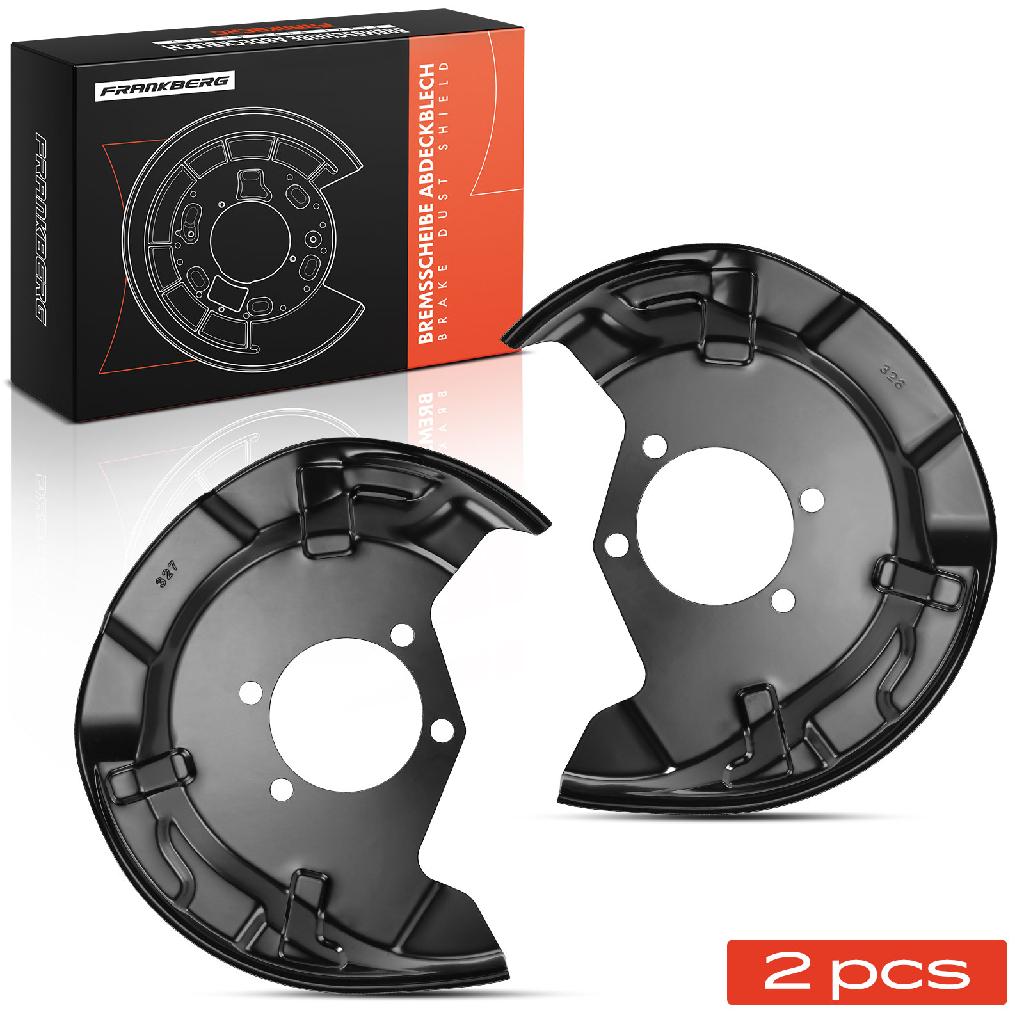 2x Ankerblech Bremsscheibe Hinterachse Beidseitig für Nissan Qashqai 2 J11 Renault Kadjar HA