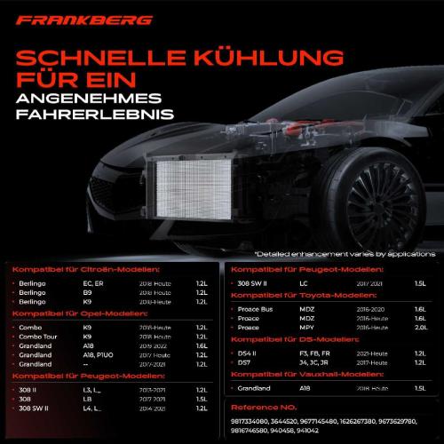 1x Kondensator Klimaanlage für Peugeot 308 II 508 II DS DS4 II Opel Bild 1x Kondensator Klimaanlage für Peugeot 308 II 508 II DS DS4 II Opel