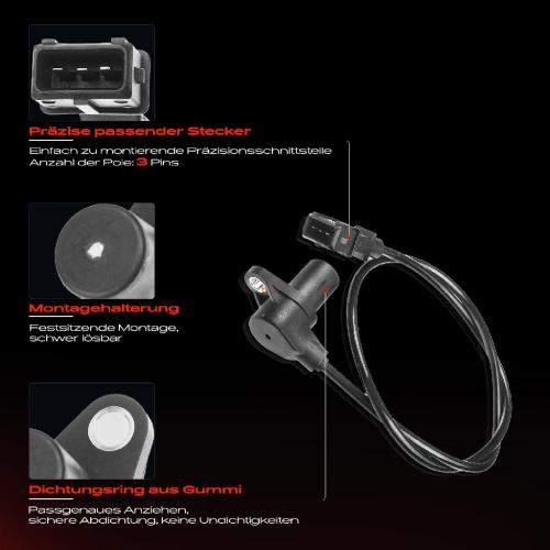 1x Kurbelwellensensor Impulsgeber für Fiat Tempra SW Tipo Lancia Dedra Delta II 1.4L 1.6L Bild 1x Kurbelwellensensor Impulsgeber für Fiat Tempra SW Tipo Lancia Dedra Delta II 1.4L 1.6L