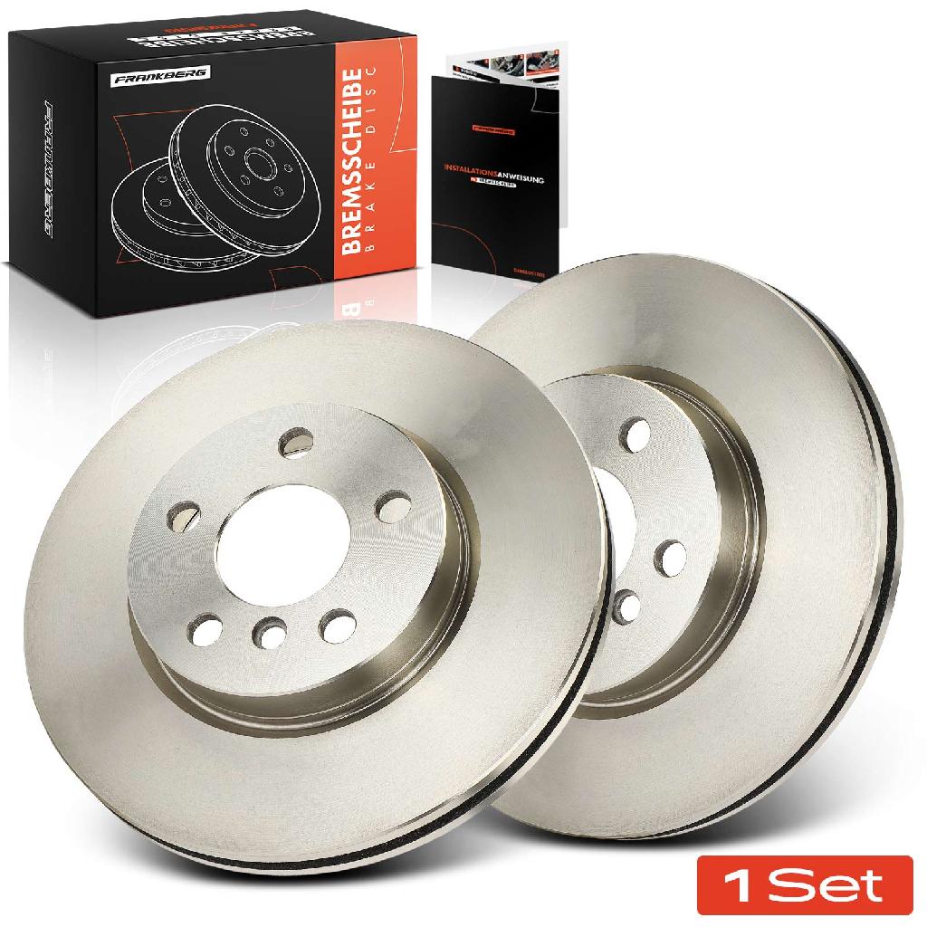 Frankberg 2x Bremsscheiben Vorderachse für BMW F45 F46 F48 F39 MINI F55 F56 F57 F54 F60 Bj ab 2013