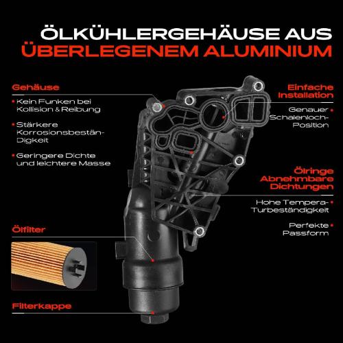 1x ÖlkühlerÖlfilter für BMW F45 F46 X1 I8 I12 Mini F54 F60 F57 F56 Bild 1x ÖlkühlerÖlfilter für BMW F45 F46 X1 I8 I12 Mini F54 F60 F57 F56