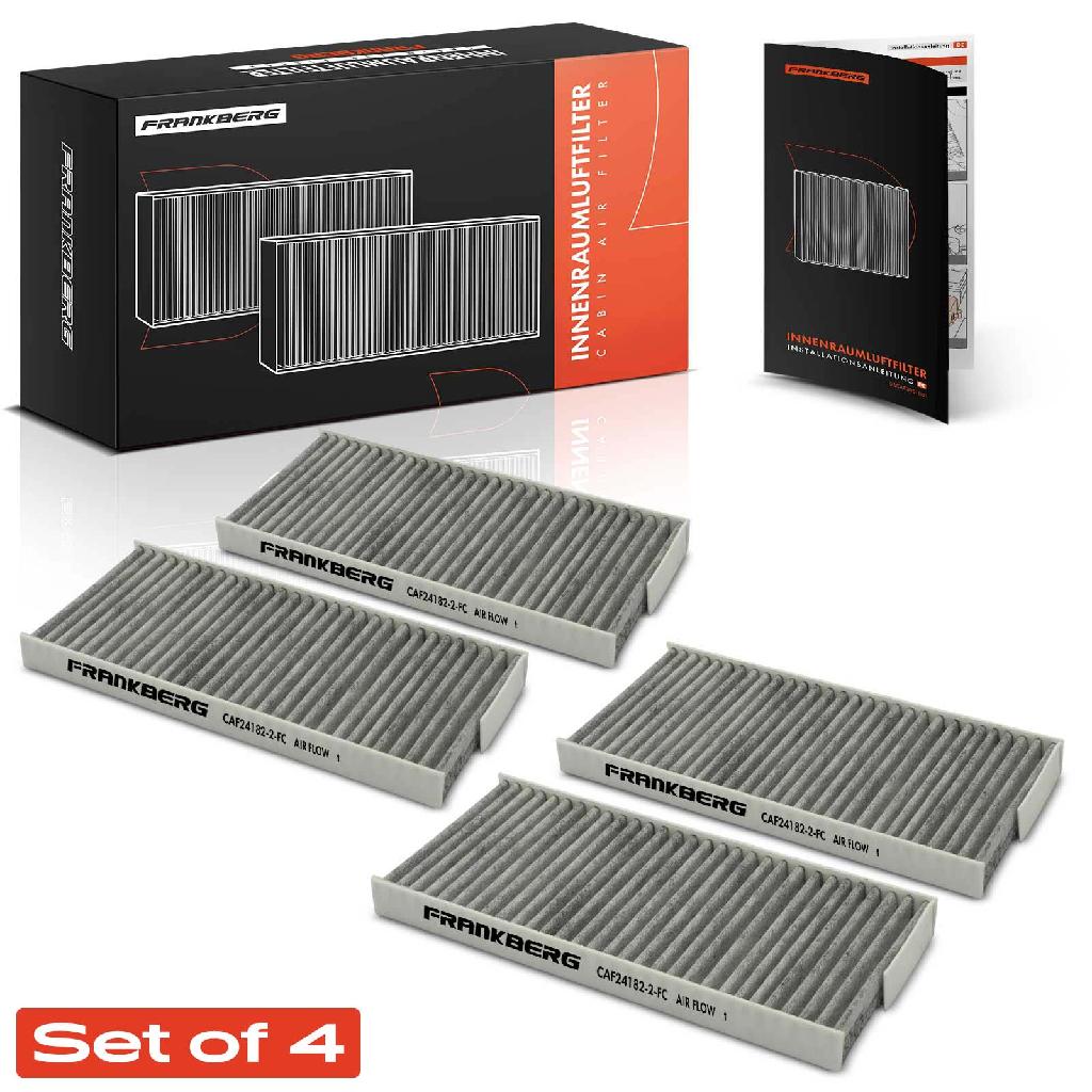 4x Innenraumfilter Aktivkohle für Mercedes-Benz Citan Opel Movano B Renault Kangoo Nissan