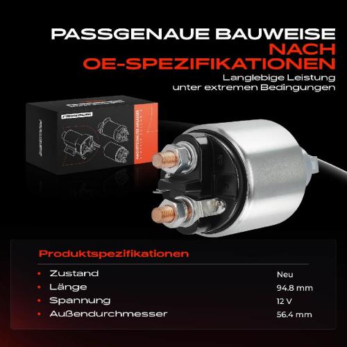 1x Magnetschalter Starter für VW Passat Audi A4 Peugeot Citroën Fiat Ducato Ford Bild 1x Magnetschalter Starter für VW Passat Audi A4 Peugeot Citroën Fiat Ducato Ford