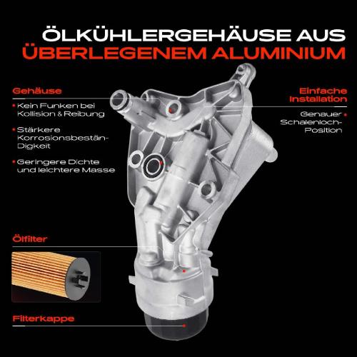 1x Ölfiltergehäuse für Alfa Romeo 159 Fiat Doblo Spider Opel Insignia A G09 2.0L Bild 1x Ölfiltergehäuse für Alfa Romeo 159 Fiat Doblo Spider Opel Insignia A G09 2.0L