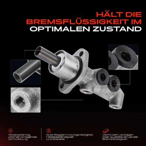 1x Hauptbremszylinder Bremszylinder für Fiat Palio Fiorino 146 Siena 172 Strada 178 Bild 1x Hauptbremszylinder Bremszylinder für Fiat Palio Fiorino 146 Siena 172 Strada 178