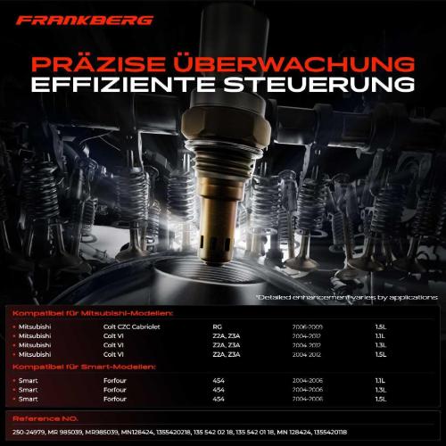 1x Lambdasonde Regelsonde Vor Katalysator für Smart Forfour 454 Mitsubishi Colt VI CZC Cabriolet Z2A Z3A RG Bild 1x Lambdasonde Regelsonde Vor Katalysator für Smart Forfour 454 Mitsubishi Colt VI CZC Cabriolet Z2A Z3A RG
