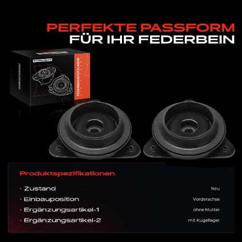 2x Domlager Federbeinstütz lager für Nissan Qashqai II X-Trail Renault Bild 2x Domlager Federbeinstütz lager für Nissan Qashqai II X-Trail Renault