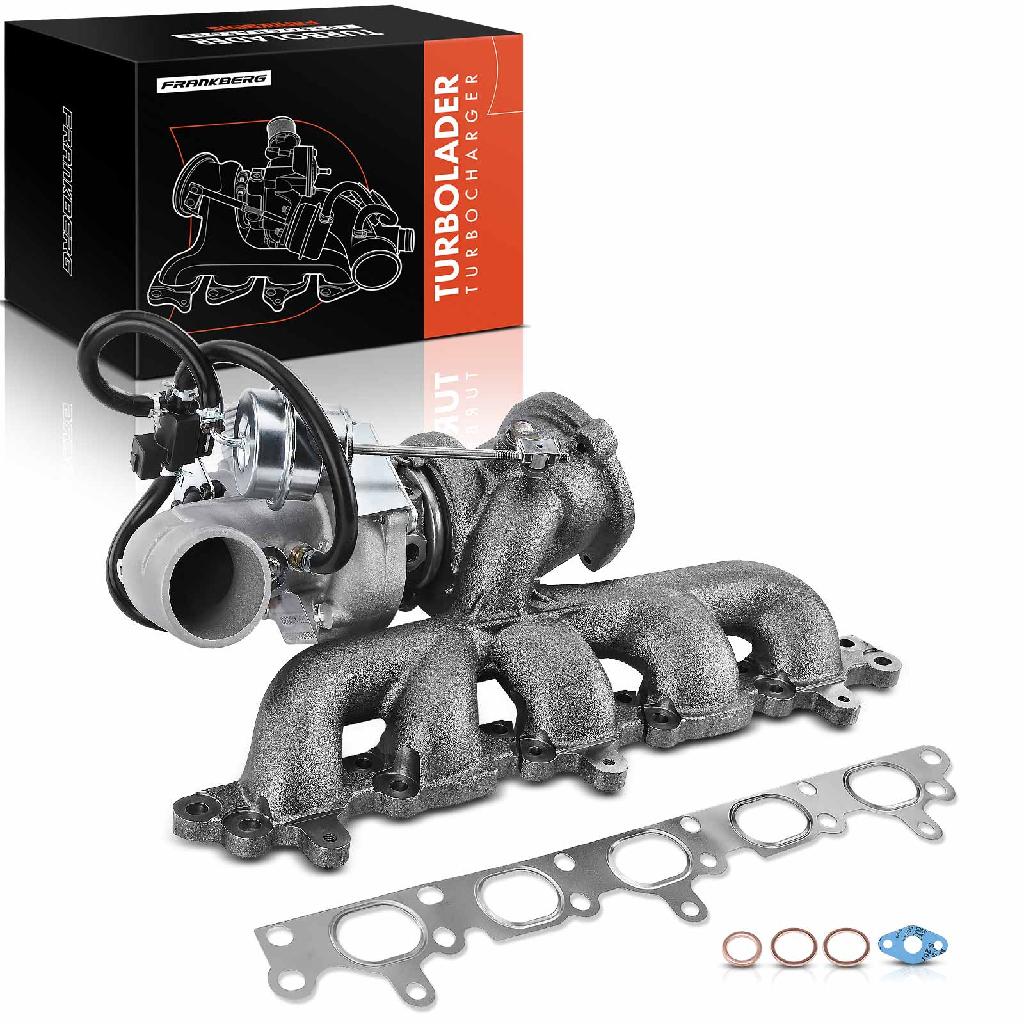 1x Turbolader Abgaskrümmer Einheit für Ford Focus II Kuga I Mondeo IV Turnier S-Max Volvo C30 C70 II Cabriolet