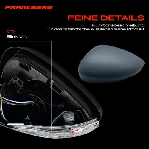 1x Außenspiegel Links für Ford Fiesta VI Van CB1 CCN 2008-2012 Bild 1x Außenspiegel Links für Ford Fiesta VI Van CB1 CCN 2008-2012