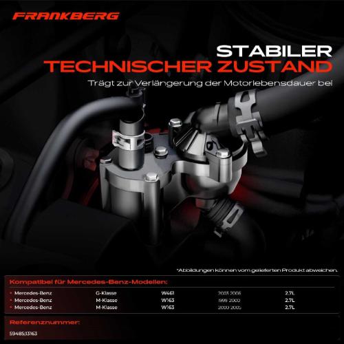 1x Thermostat Kühlmittel für Mercedes-Benz G-Klasse W461 G 270 M-Klasse W163 Bild 1x Thermostat Kühlmittel für Mercedes-Benz G-Klasse W461 G 270 M-Klasse W163