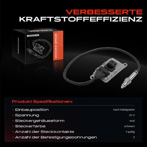 1x Nox Sensor Nitrogen Oxide Lamdasonde nach Katalysator für Volvo Renault Vauxhall Mercedes-Benz Ford Bild 1x Nox Sensor Nitrogen Oxide Lamdasonde nach Katalysator für Volvo Renault Vauxhall Mercedes-Benz Ford