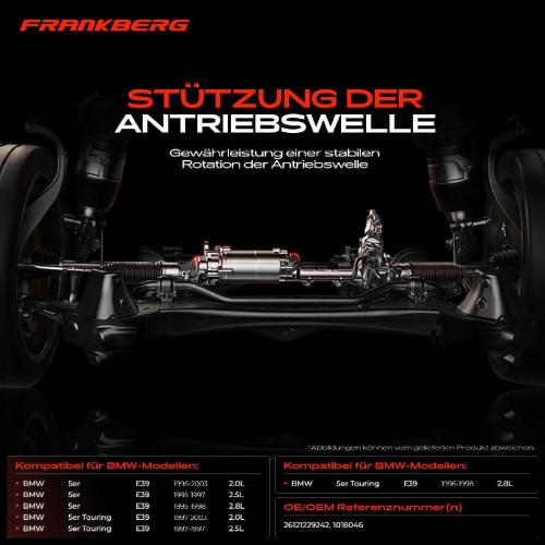 1x Lagerung Gelenkwelle Kardanwellenlager für BMW 5er E39 Touring 520i 520d 523i Bild 1x Lagerung Gelenkwelle Kardanwellenlager für BMW 5er E39 Touring 520i 520d 523i