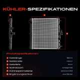 1x Kühler Wasserkühler Motorkühler für Nissan Micra Note Renault Clio Modus 1.0L-1.6L