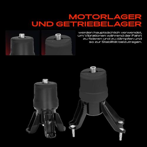 2x Motorlager Drehmomentstützlager Getriebelagerlager Vorne und Hinten für Toyota Camry V2 2.2L 1997-2002 Bild 2x Motorlager Drehmomentstützlager Getriebelagerlager Vorne und Hinten für Toyota Camry V2 2.2L 1997-2002