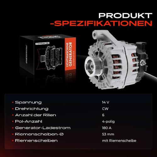 1x Lichtmaschine Generator für BMW 3er F34 F30 F80 F31 F33 F83 F32 F82 F36 3.0L Bild 1x Lichtmaschine Generator für BMW 3er F34 F30 F80 F31 F33 F83 F32 F82 F36 3.0L