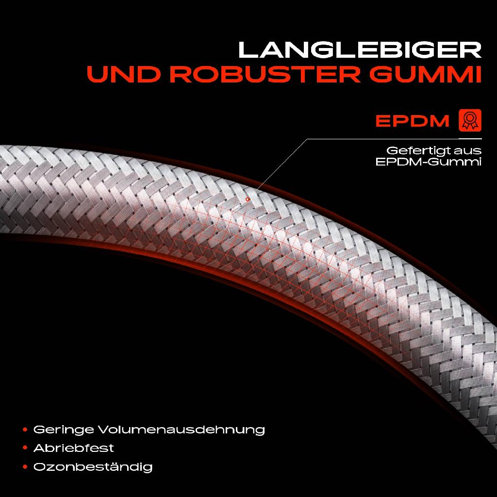 2x Bremsschlauch Bremsschläuche Hinterachse Links oder Rechts für VW Golf Audi A3 Seat Leon Skoda Octavia