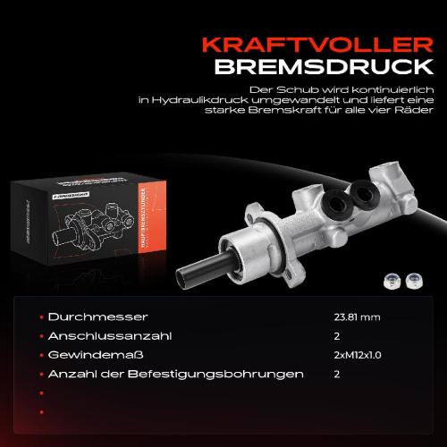 1x Hauptbremszylinder Bremszylinder für Nissan Interstar Renault Master Opel Movano Bild 1x Hauptbremszylinder Bremszylinder für Nissan Interstar Renault Master Opel Movano