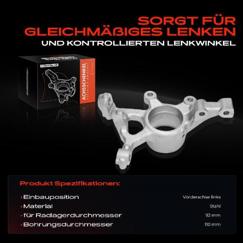 1x Achsschenkel Radaufhängung Vorderachse Links für Mercedes-Benz X204 200 220 250 280 300 320 350 Bild 1x Achsschenkel Radaufhängung Vorderachse Links für Mercedes-Benz X204 200 220 250 280 300 320 350