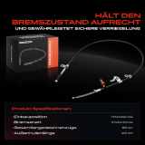 1x Seilzug Feststellbremse Hinterachse links für Toyota Corolla E12 2001-2004