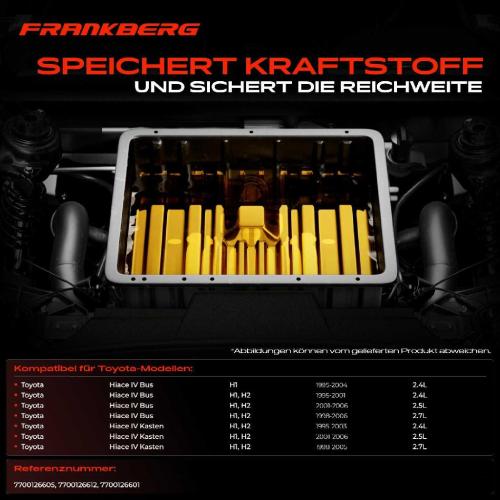 1x Kraftstofftank Kraftstoffbehälter für Toyota Hiace 3 4 2.4L-2.7L Bild 1x Kraftstofftank Kraftstoffbehälter für Toyota Hiace 3 4 2.4L-2.7L