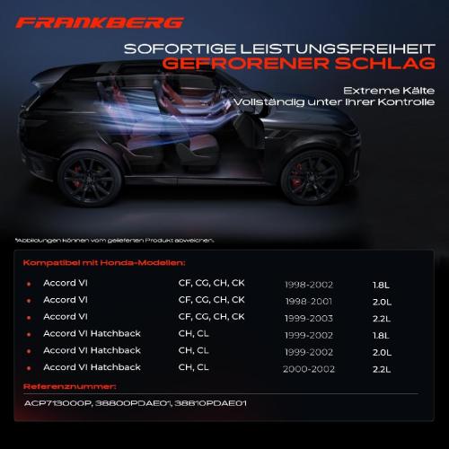 1x Klimakompressor für Honda Accord VI CF CG CH CK CL 1.8L 2.0L 2.2L 1998-2002 Bild 1x Klimakompressor für Honda Accord VI CF CG CH CK CL 1.8L 2.0L 2.2L 1998-2002