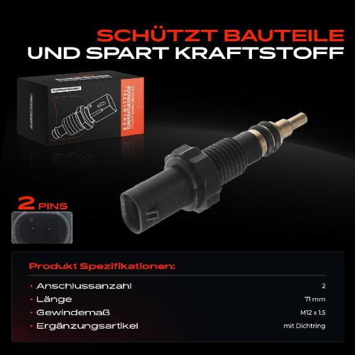 1x Sensor Kühlmitteltemperatur für MINI F55 F56 R56 F57 R57 F54 R55 F60 R60 Bild 1x Sensor Kühlmitteltemperatur für MINI F55 F56 R56 F57 R57 F54 R55 F60 R60