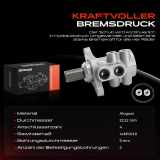 1x Hauptbremszylinder Bremszylinder für Peugeot 206 CC SW 2D 2E/K 2A/C