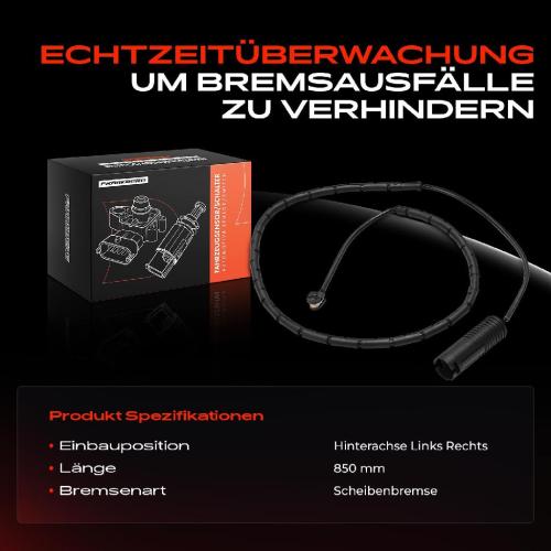 1x Warnkontakt Bremsbelagverschleiß Hinterachse für MG MG ZT- T Rover 75 Tourer RJ 2.0L Bild 1x Warnkontakt Bremsbelagverschleiß Hinterachse für MG MG ZT- T Rover 75 Tourer RJ 2.0L