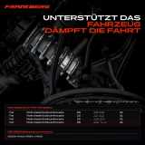 2x Fahrwerksfeder Vorderachse für Fiat Fiorino Kasten/MPV 225 1.2L Bj ab 2007