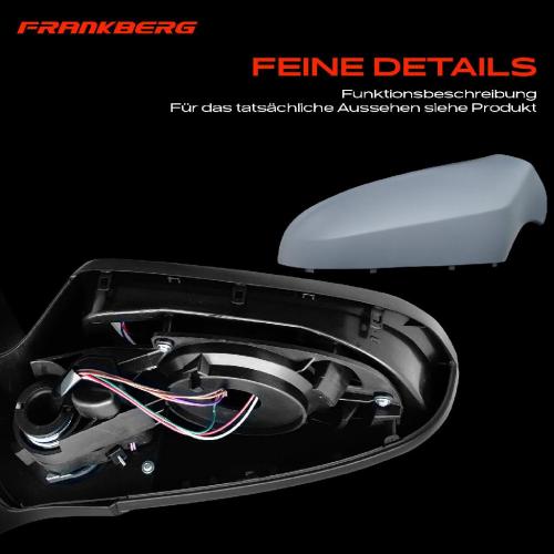Frankberg 1x Außenspiegel Links für Opel Astra H GTC A04 2005-2010 Bild Frankberg 1x Außenspiegel Links für Opel Astra H GTC A04 2005-2010
