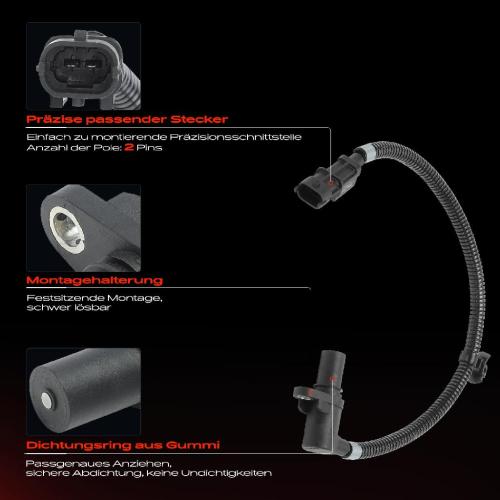 1x Kurbelwellensensor Impulsgeber für Hyundai i30 GD GDE PD PDEN KIA Cee'D JD CD Bild 1x Kurbelwellensensor Impulsgeber für Hyundai i30 GD GDE PD PDEN KIA Cee'D JD CD