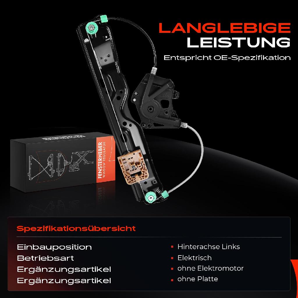 1x Fensterheber Hinten Links für Land Rover Range Rover Evoque L538 SUV