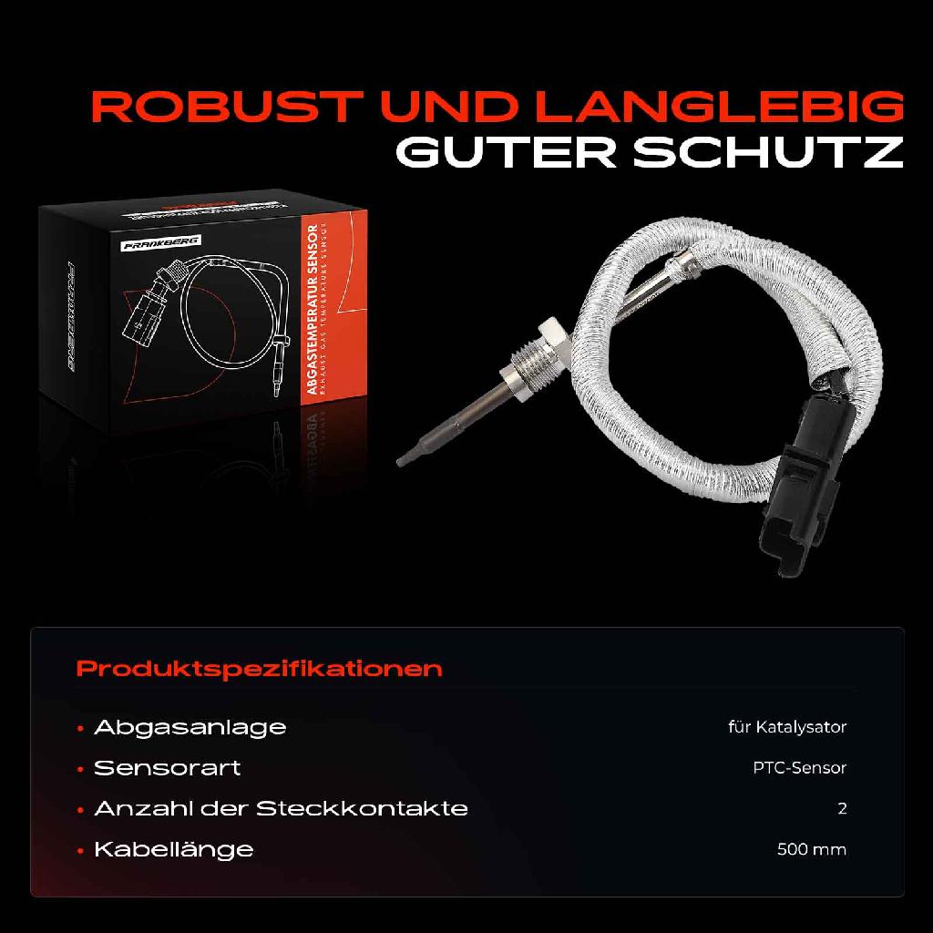 1x Abgastemperatursensor für Peugeot 406 Break 8E/F 406 8B Citroën C5 I DC Break DE