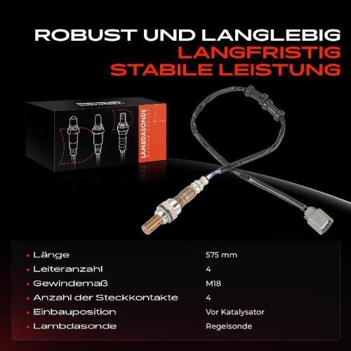 1x Lambdasonde Regelsonde Vor Katalysator für Subaru Forester SG Legacy III Outback BE BH Bild 1x Lambdasonde Regelsonde Vor Katalysator für Subaru Forester SG Legacy III Outback BE BH